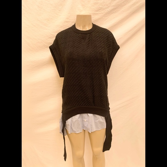 NWT Zara Size Small Combination Hi-Lo Mini Dress - Picture 5 of 11